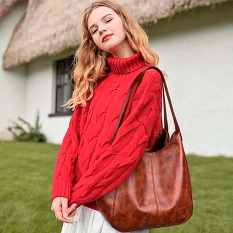 Bolso Mónaco - Bolso de hombro para mujer