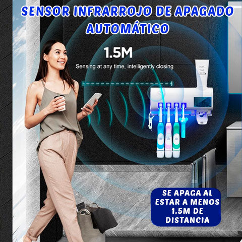 Dispensador Esterilizador de cepillos de dientes