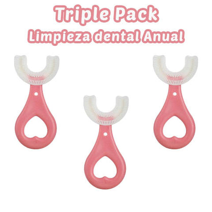 Kid Dental™ Cepillo de dientes para niños Triple Pack