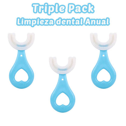 Kid Dental™ Cepillo de dientes para niños Triple Pack