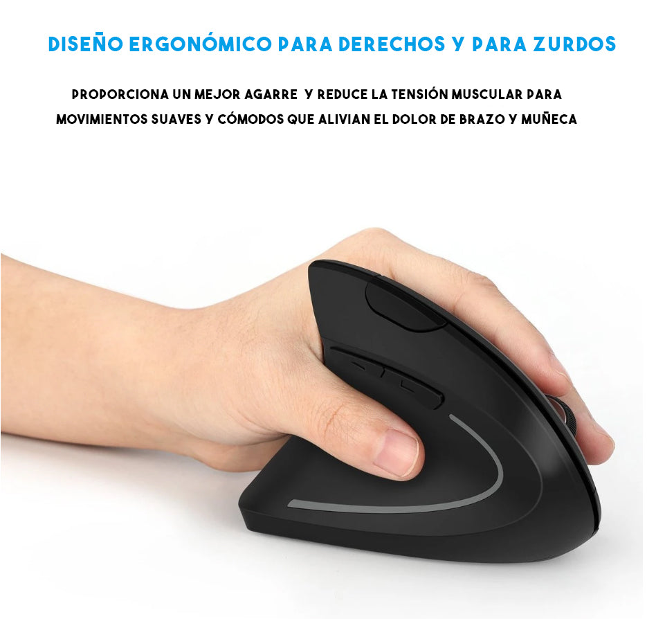 Mouse Luna™ Mouse ergonómico y confortable
