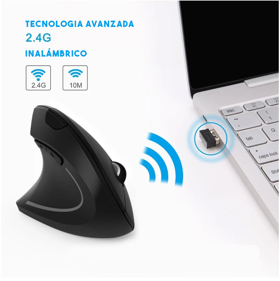Mouse Luna™ Mouse ergonómico y confortable
