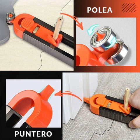 Perfect Cut™ - regla de trazado de perfiles para cortes perfecto