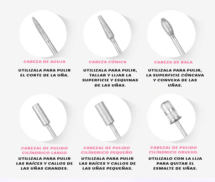 NAIL POLISHER™ Kit Pro de manicura