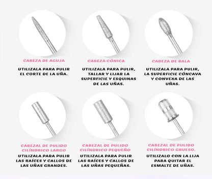 NAIL POLISHER™ Kit Pro de manicura