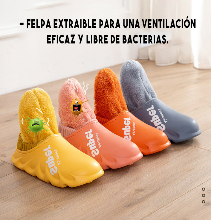 Super Slippers Air™ Pantuflas de polar impermeables para otoño invierno