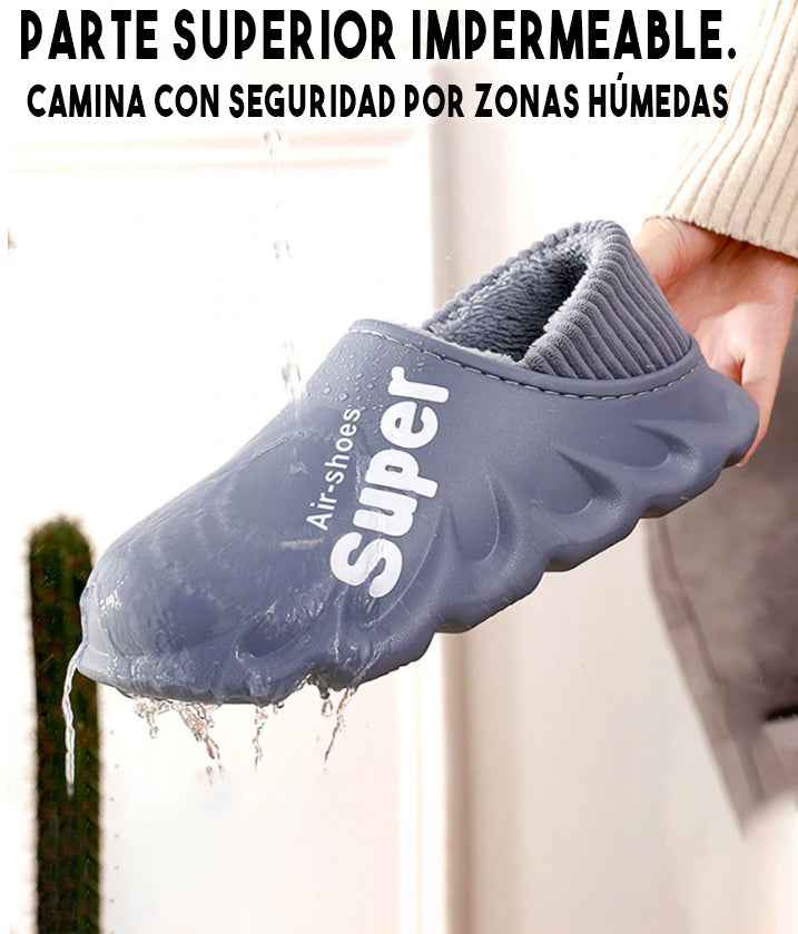 Super Slippers Air™ Pantuflas de polar impermeables para otoño invierno