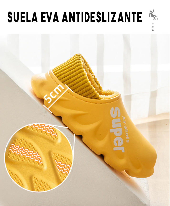 Super Slippers Air™ Pantuflas de polar impermeables para otoño invierno