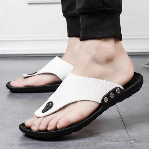 Sandalias Hombre - Sandalias de verano de eco cuero para hombre