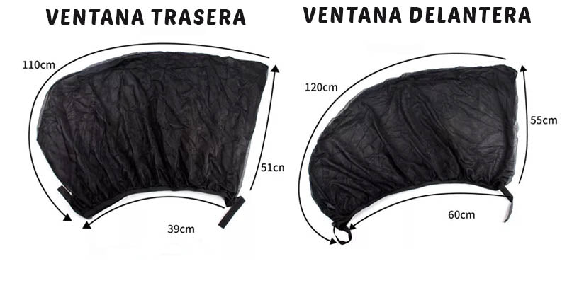 Sun Safe Kids™ Funda para ventana de autos premuim para protección contra el sol