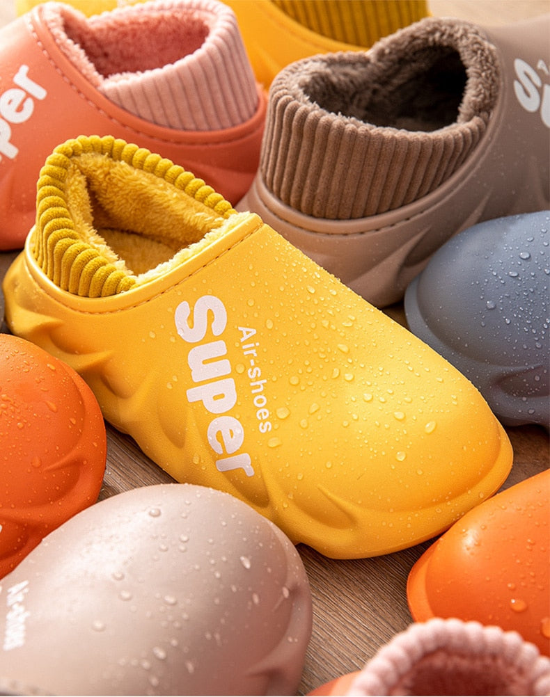 Super Slippers Air™ Pantuflas de polar impermeables para otoño invierno